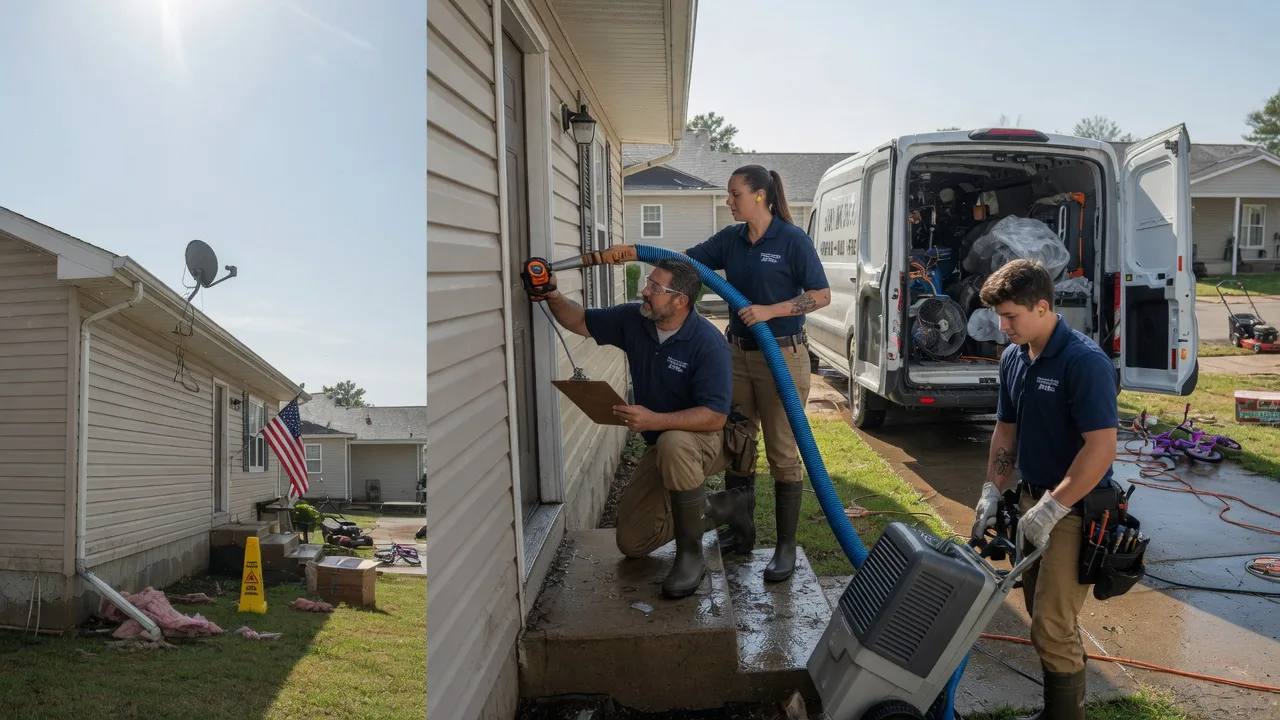 Ceiling Water Damage Restoration in Fredericksburg, IA near me